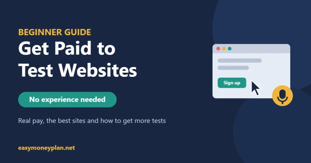 Get paid to test websites: beginner guide