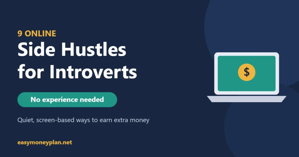 9 online side hustles for introverts, no experience needed